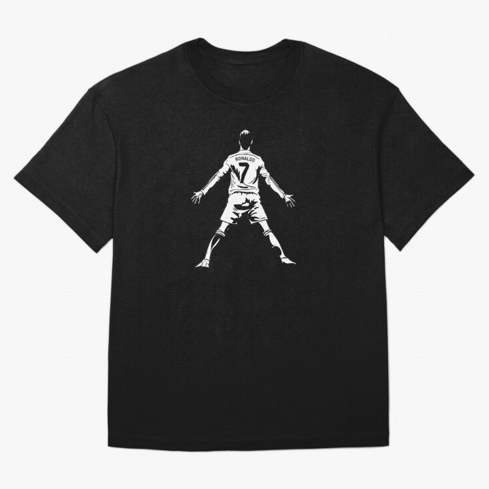 CR7 Oversized T-Shirt Fuel Your Fan Pride for FIFA World Cup 2026 Group Stage Celebrating Messi, Neymar and Mbappe, England and Germany Energy, Sports Nostalgia, International Competition, Famous Players and Unforgettable Victories; Perfect for