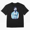 Messi Oversized T-Shirt Show Match Day Excitement for FIFA World Cup 2026 Group Stage Spirit, Celebrating Spain, Mbappe, Soccer Culture, Superstar Moments, National Team Dreams and Competitive Fire; Great for Supporters Who Love Legendary Players,
