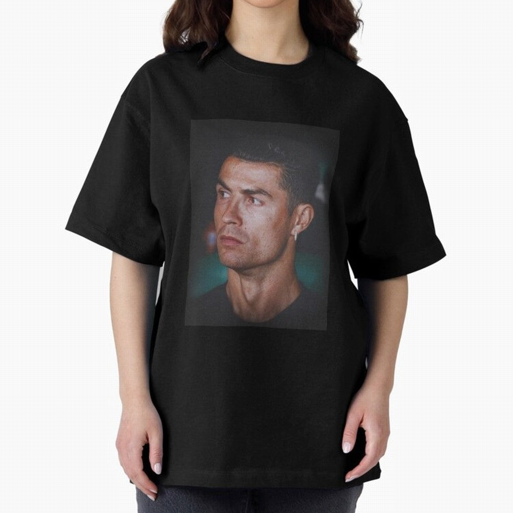 Cristiano Ronaldo Oversized T-Shirt Join the Global Buzz around Match Day Hype around FIFA World Cup 2026, Messi and Cristiano Ronaldo, England, France and Netherlands, Retro Football Energy, Iconic Rivalries, Trophy Chase Drama and Stadium