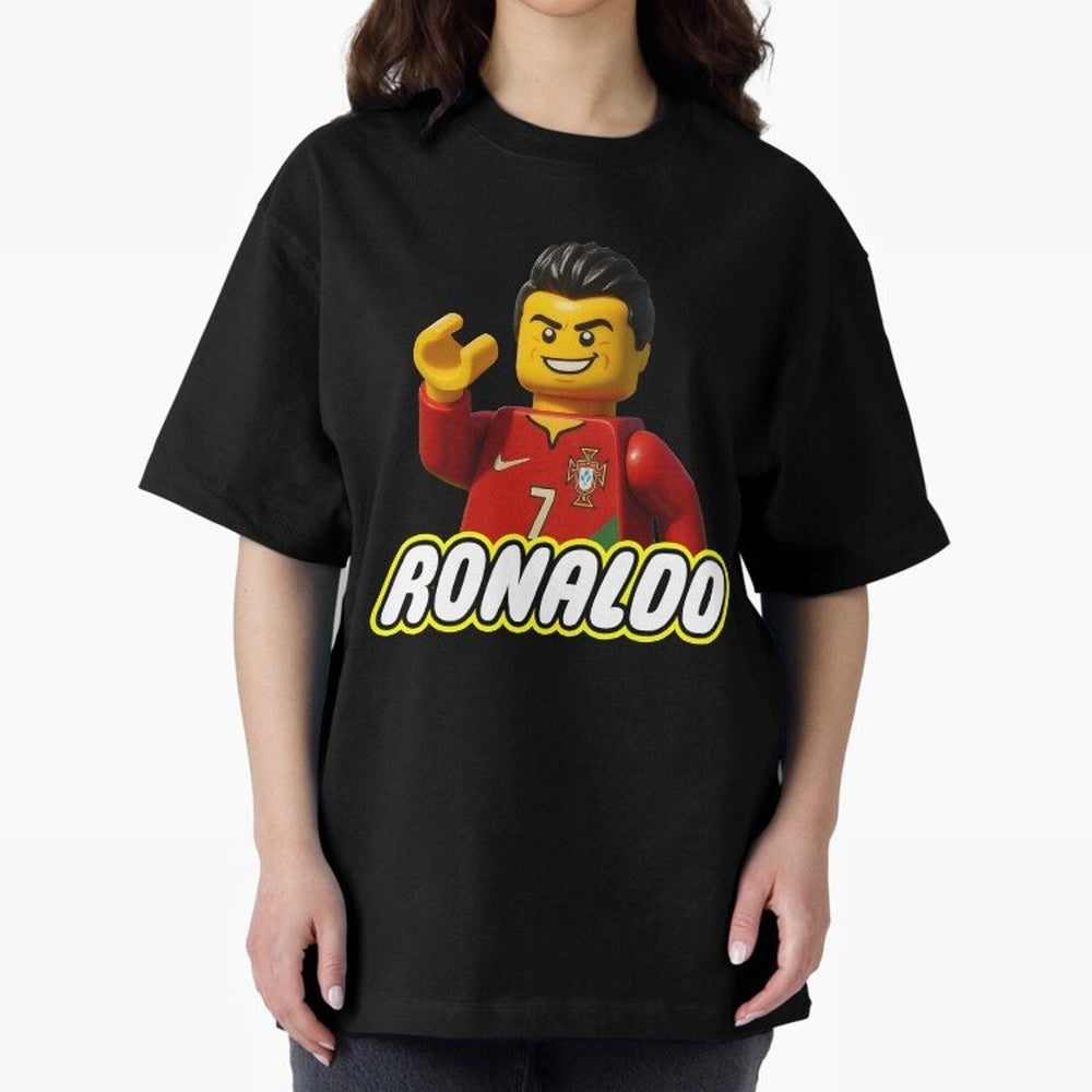 Block CR7 Oversized T-Shirt Show Match Day Excitement for the FIFA World Cup 2026 Journey through CR7 Highlights, England and Germany Pride, Soccer Culture, Superstar Moments, National Team Dreams and Competitive Fire; Great for Supporters Who Love