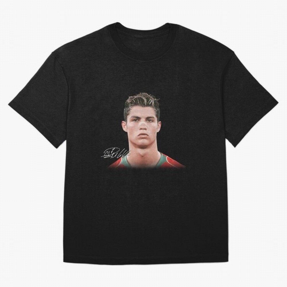 Cristiano Ronaldo Oversized T-Shirt Join the Countdown to FIFA World Cup 2026 for Fans of Neymar, Haaland and Cristiano Ronaldo and Portugal, Spain and Germany, Bringing Classic Soccer Heritage, Championship Pressure, Fan Loyalty and International