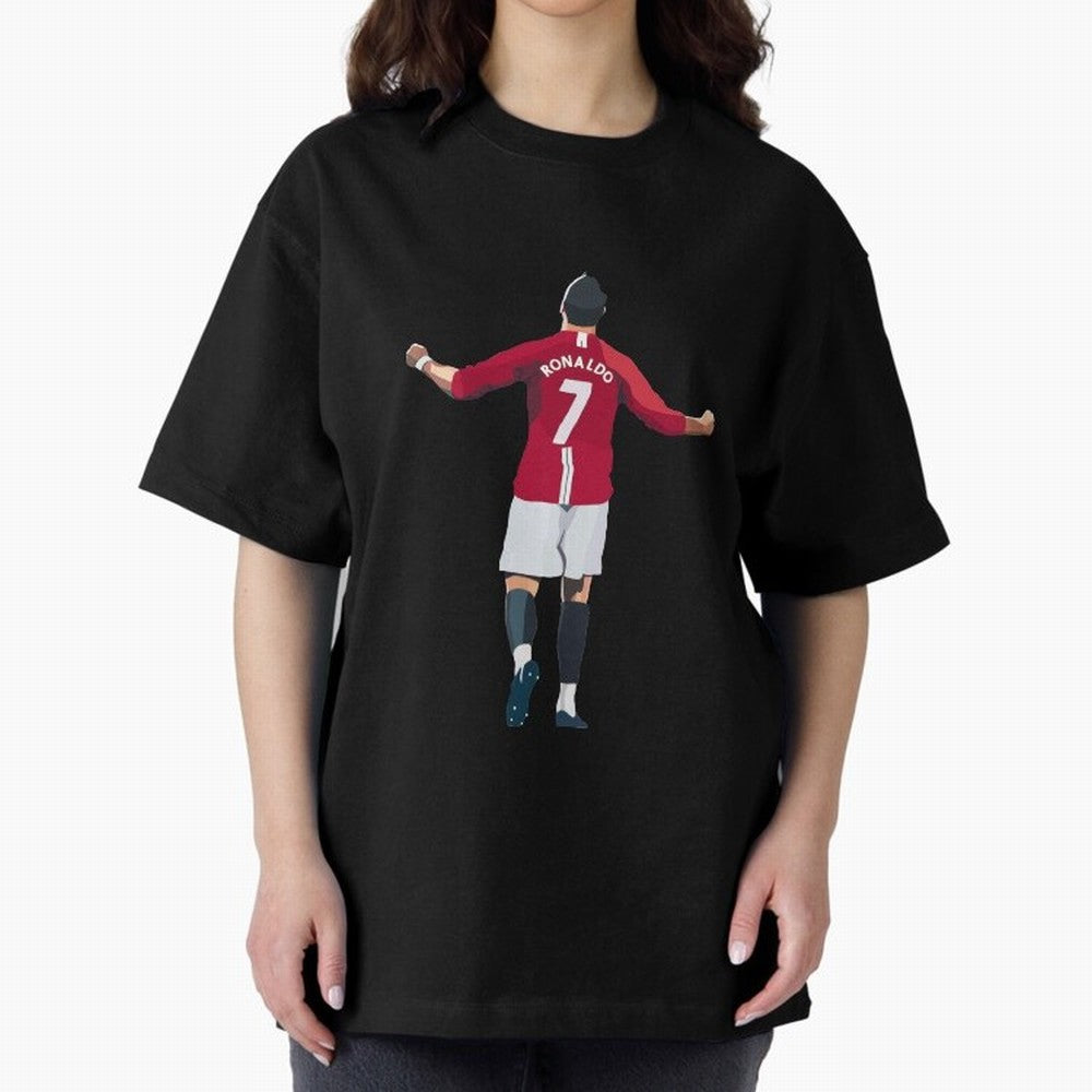 Cristiano Ronaldo Oversized T-Shirt Follow Every Goal of the FIFA World Cup 2026 Journey through Messi and Cristiano Ronaldo Highlights, England and Germany Pride, Champion Mindset, Group Stage Buzz, Knockout Tension and Passionate Fan Culture;