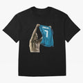 Cristiano Ronaldo celebration goal against Barcelona Oversized T-Shirt Bring Legendary Rivalry Energy to FIFA World Cup 2026 Group Stage for Fans of Cristiano Ronaldo, Haaland and CR7 and Argentina, Bringing Football Festival Excitement, Trophy