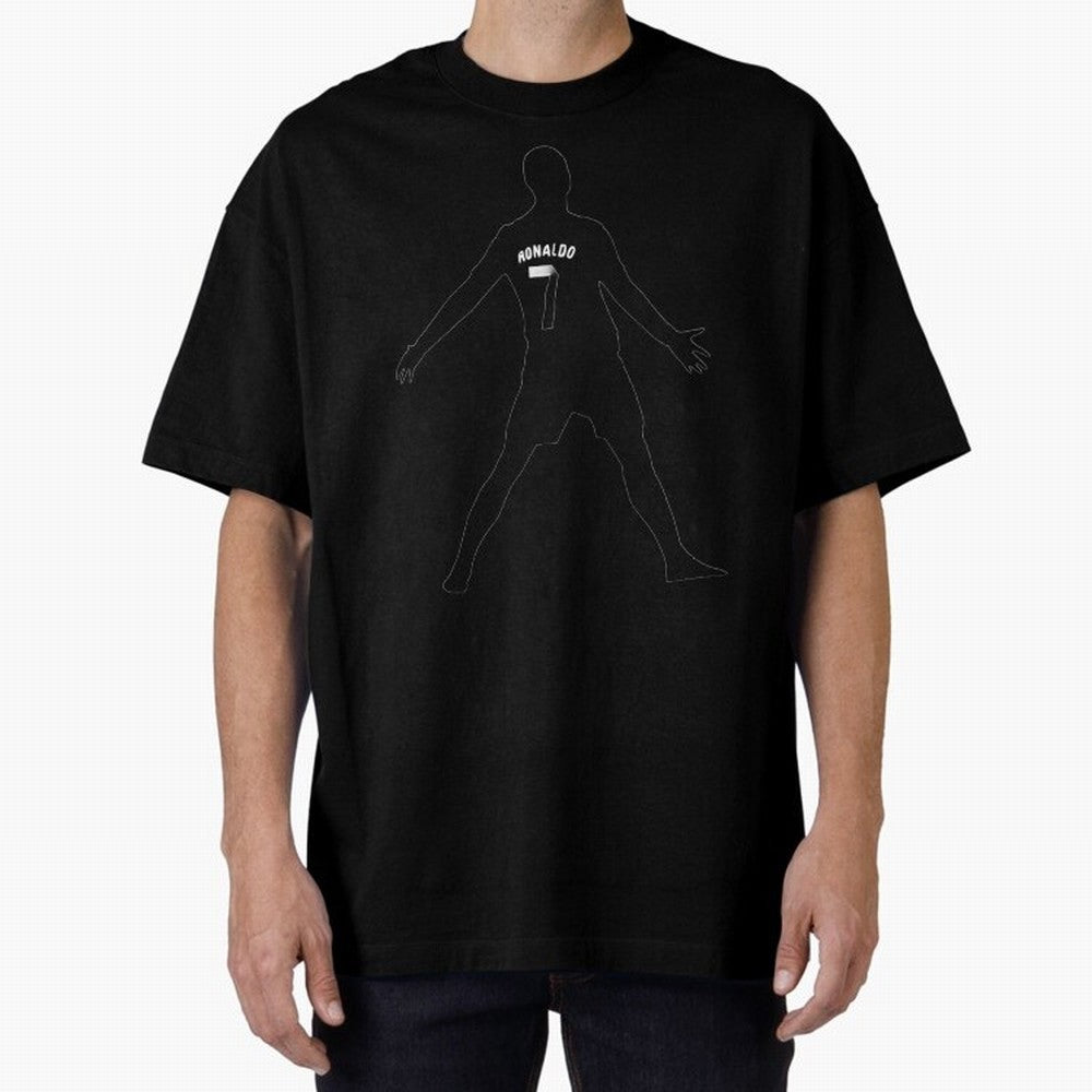 CR7 Oversized T-Shirt Honor Football Greatness during FIFA World Cup 2026 Spirit, Inspired by England, France and Netherlands, CR7, Champion Mindset, Group Stage Buzz, Knockout Tension and Passionate Fan Culture; Great for Supporters Who Love