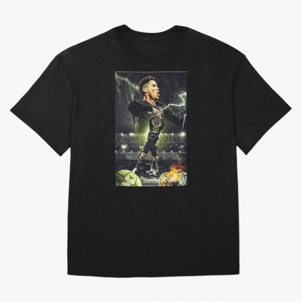 Ronaldo Illustration iPhone Case Oversized T-Shirt Follow Every Goal of FIFA World Cup 2026 Group Stage Celebrating Cristiano Ronaldo, France Energy, Classic Soccer Heritage, Championship Pressure, Fan Loyalty and International Pride; Made for Die