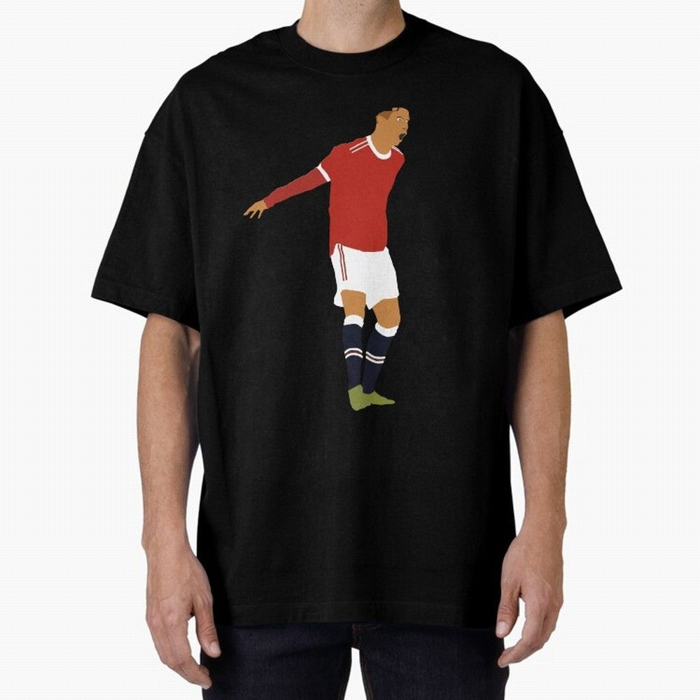 Cristiano Ronaldo Manchester United Oversized T-Shirt Represent FIFA World Cup 2026 USA Canada Mexico Featuring Messi, Portugal Energy, Retro Football Energy, Iconic Rivalries, Trophy Chase Drama and Stadium Atmosphere; Perfect for Fans,