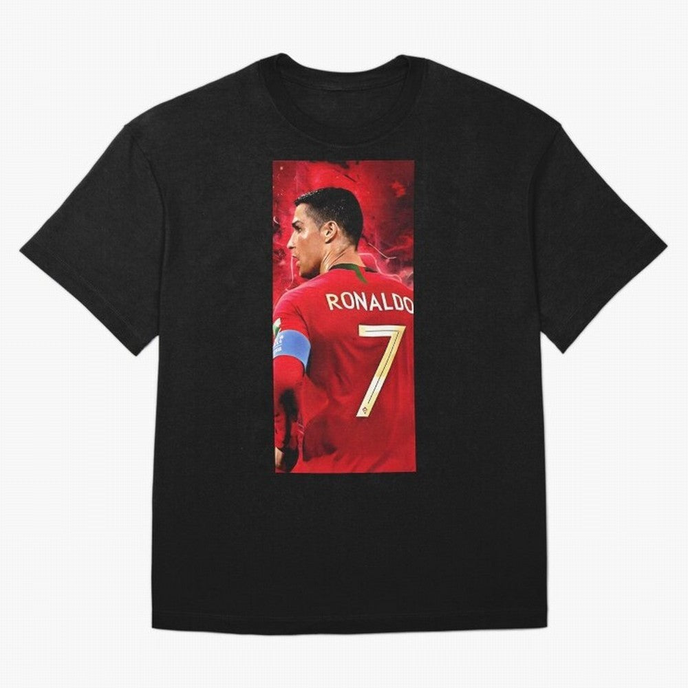Cristiano Ronaldo Oversized T-Shirt Showcase FIFA World Cup 2026 Filled with CR7, Portugal Energy, Football History, Final Match Energy, Crowd Noise and Once in a Lifetime Moments; Ideal for Football Dads, Football Moms, Friends, Collectors and