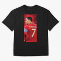 Cristiano Ronaldo Oversized T-Shirt Showcase FIFA World Cup 2026 Filled with CR7, Portugal Energy, Football History, Final Match Energy, Crowd Noise and Once in a Lifetime Moments; Ideal for Football Dads, Football Moms, Friends, Collectors and