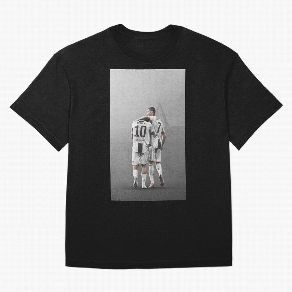 ronaldo with paulo dybala Oversized T-Shirt Live the Energy of the FIFA World Cup 2026 USA Canada Mexico Journey through Cristiano Ronaldo Highlights, Spain Pride, Football Festival Excitement, Trophy Ambitions, Country Rivalries and Star Player