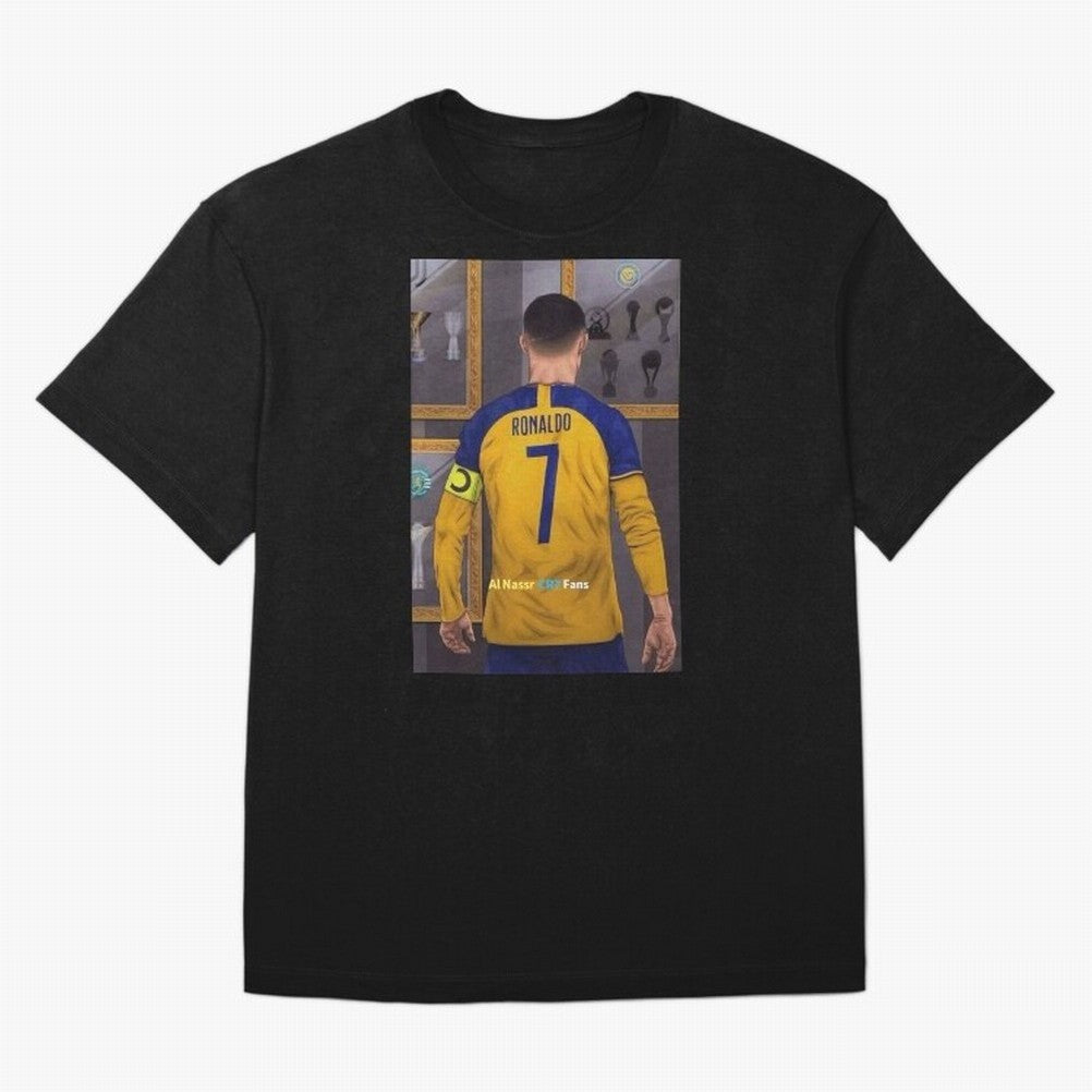 Al Nassr -Cristiano Ronaldo CR7 2023 Oversized T-Shirt Cheer through Every Moment of Global Football Passion for FIFA World Cup 2026 Group Stage, with Messi, France, Match Day Excitement, Supporter Culture, Golden Goals and Global Football Passion;