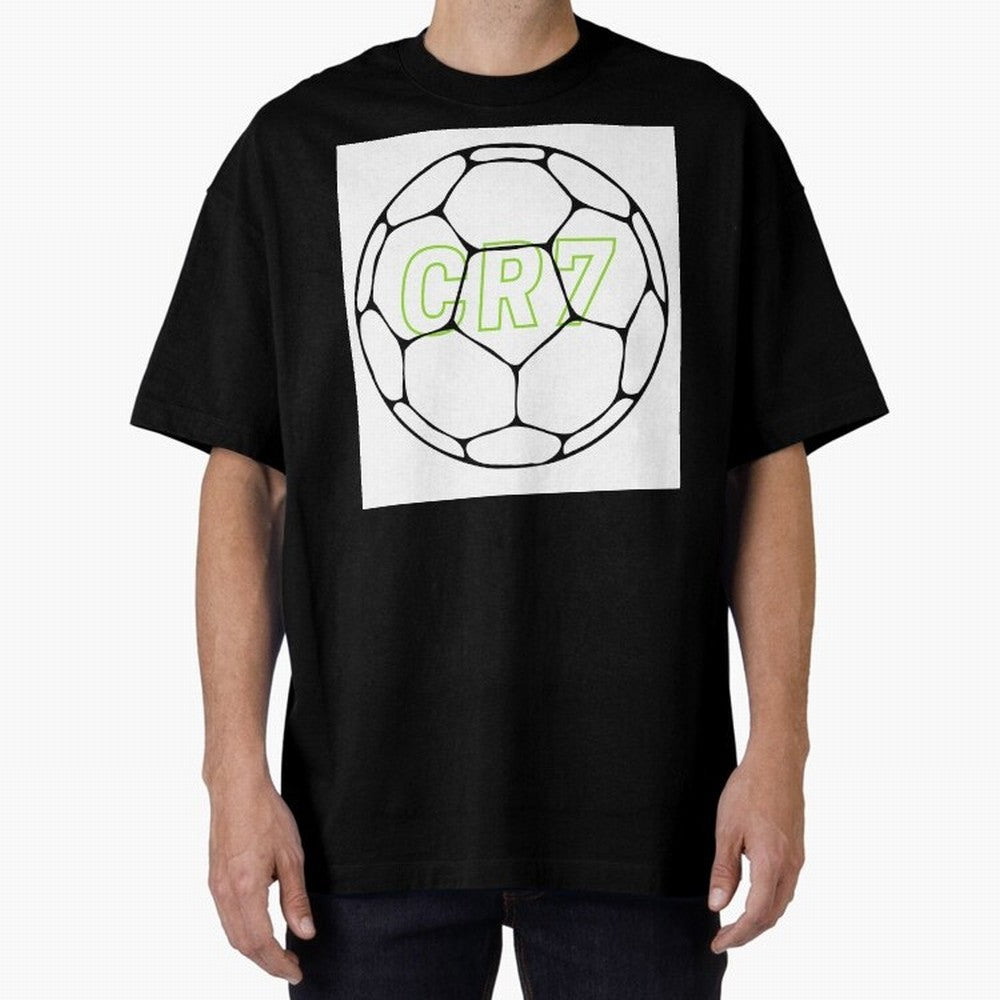 Cristiano Ronaldo ( CR7 ) Oversized T-Shirt Join Supporters Worldwide for Match Day Hype around FIFA World Cup 2026 Group Stage, Cristiano Ronaldo, Argentina and Brazil, Goal Celebration Energy, Supporter Heritage, Football Icons and Worldwide