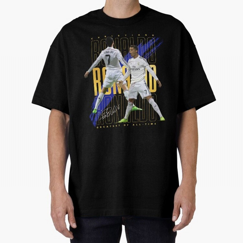 Cristiano Ronaldo Suuiii! Oversized T-Shirt Celebrate the Biggest Stage of Match Day Hype around FIFA World Cup 2026, Haaland and Mbappe, Argentina, Football History, Final Match Energy, Crowd Noise and Once in a Lifetime Moments; Perfect for