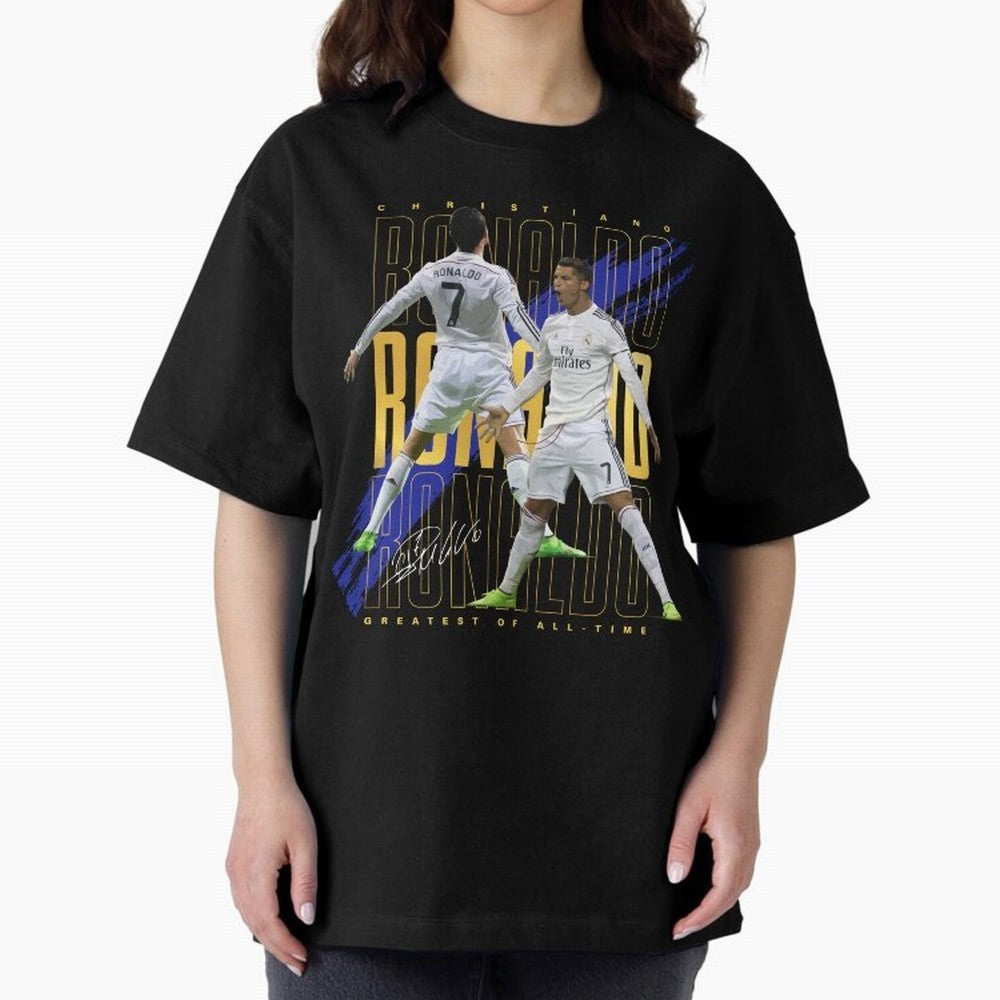 Cristiano Ronaldo Suuiii! Oversized T-Shirt Celebrate the Biggest Stage of Match Day Hype around FIFA World Cup 2026, Haaland and Mbappe, Argentina, Football History, Final Match Energy, Crowd Noise and Once in a Lifetime Moments; Perfect for