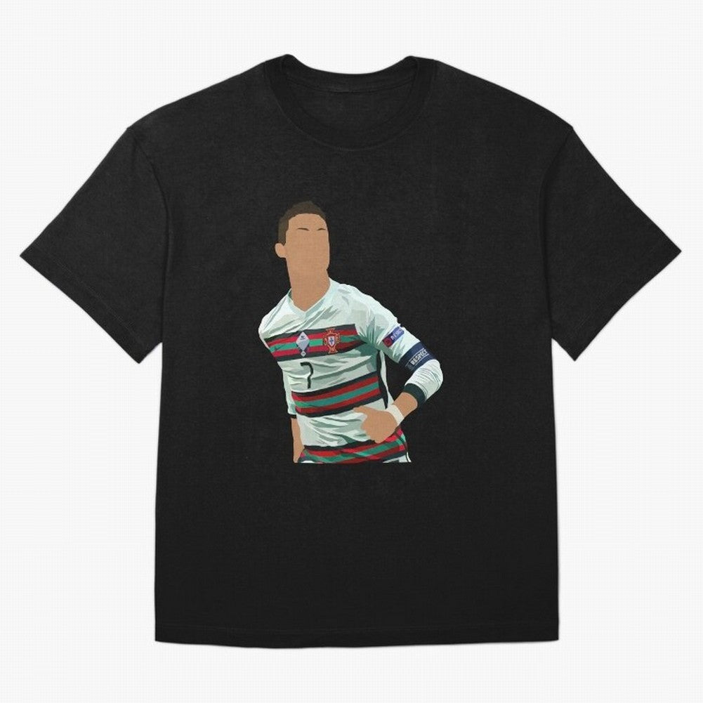 Cristiano Ronaldo Portugal Oversized T-Shirt Turn Football Passion into the FIFA World Cup 2026 USA Canada Mexico Journey through Haaland Highlights, England Pride, Game Day Rituals, Football Legends, Country Pride and the Road to the Final;