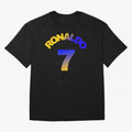 Cristiano Ronaldo Manchester United Oversized T-Shirt Celebrate the Road through FIFA World Cup 2026 Spirit, Celebrating England, France and Netherlands, Haaland, Football History, Final Match Energy, Crowd Noise and Once in a Lifetime Moments;