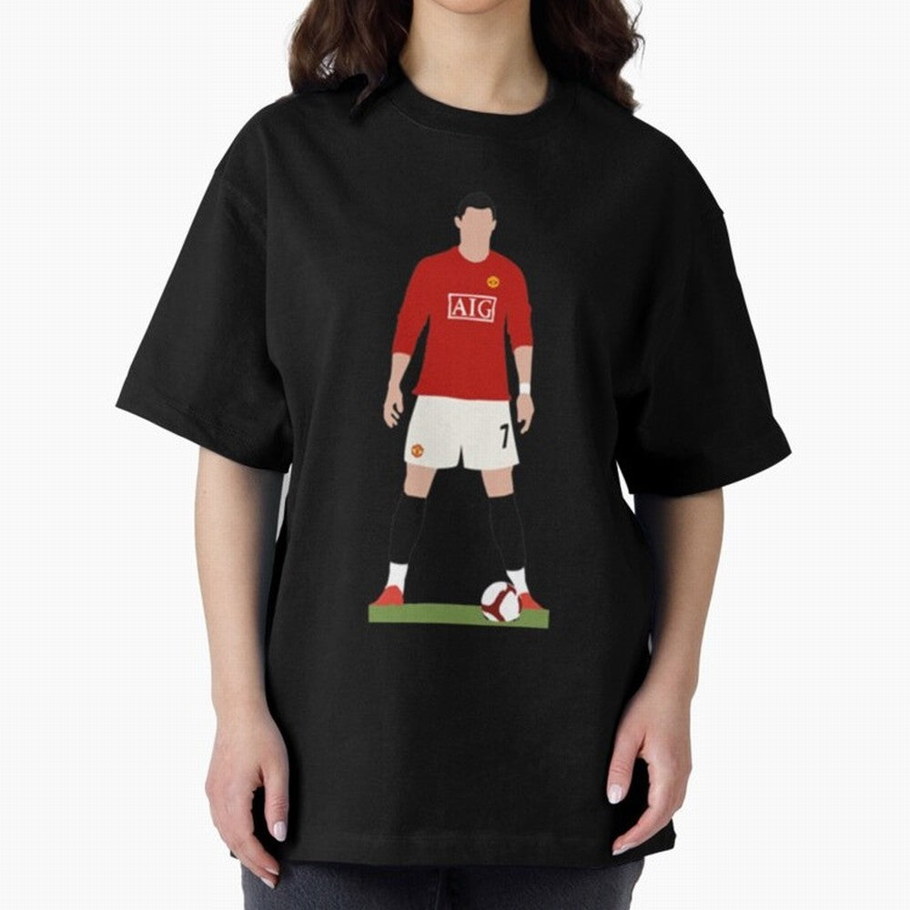 Cristiano Ronaldo Oversized T-Shirt Show Championship Spirit for FIFA World Cup 2026 USA Canada Mexico Inspired by Messi, Argentina Energy, Match Day Excitement, Supporter Culture, Golden Goals and Global Football Passion; Made for Die Hard