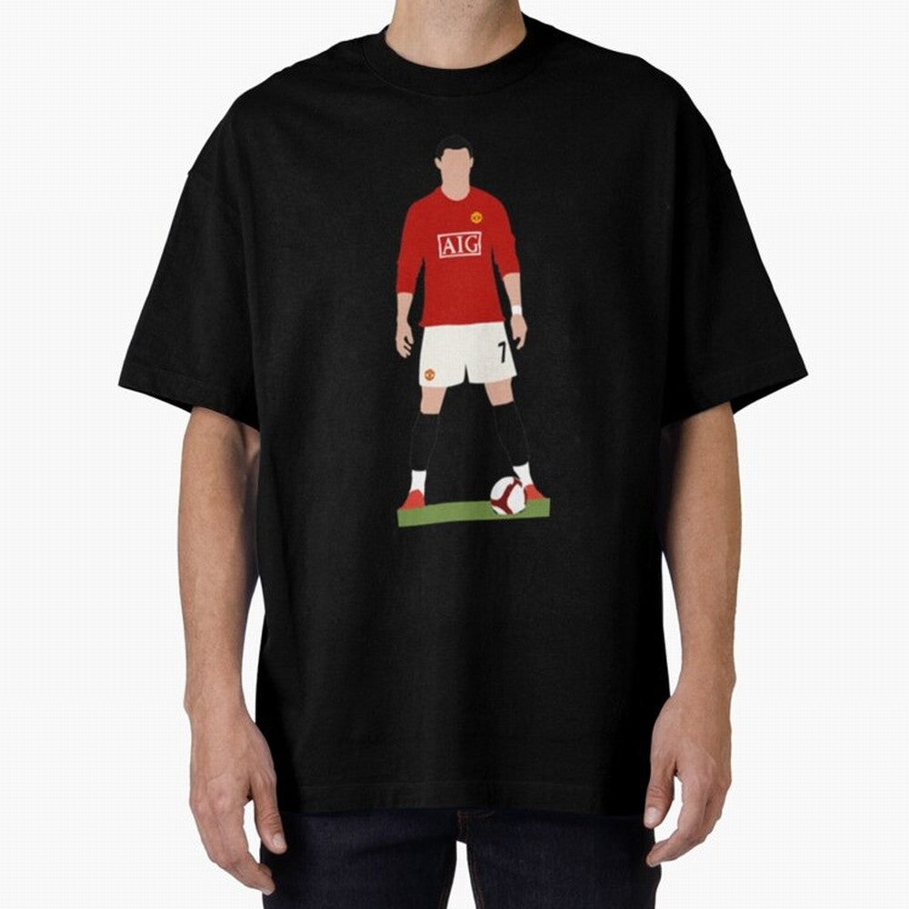 Cristiano Ronaldo Oversized T-Shirt Show Championship Spirit for FIFA World Cup 2026 USA Canada Mexico Inspired by Messi, Argentina Energy, Match Day Excitement, Supporter Culture, Golden Goals and Global Football Passion; Made for Die Hard