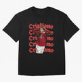CR7 Oversized T-Shirt Support Iconic Players in FIFA World Cup 2026 Spirit, Highlighting Netherlands, Neymar, Tournament Hype, Historic Matchups, Family Viewing Parties and Global Sports Pride; Built for Supporters Chasing Trophy Dreams, Final