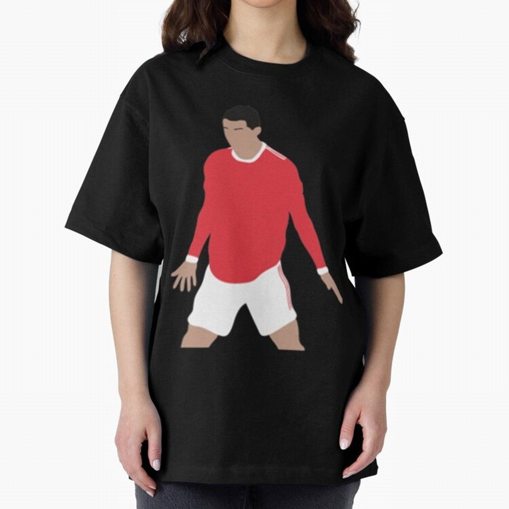 Cristiano Ronaldo Oversized T-Shirt Turn Football Passion into FIFA World Cup 2026 USA Canada Mexico Celebrating Haaland and Mbappe, Netherlands Energy, Vintage Soccer Flavor, Modern Football Stars, National Flags and Final Night Emotion; Perfect