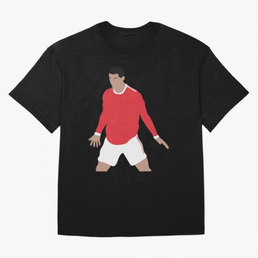Cristiano Ronaldo Oversized T-Shirt Turn Football Passion into FIFA World Cup 2026 USA Canada Mexico Celebrating Haaland and Mbappe, Netherlands Energy, Vintage Soccer Flavor, Modern Football Stars, National Flags and Final Night Emotion; Perfect