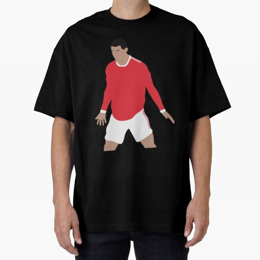 Cristiano Ronaldo Oversized T-Shirt Turn Football Passion into FIFA World Cup 2026 USA Canada Mexico Celebrating Haaland and Mbappe, Netherlands Energy, Vintage Soccer Flavor, Modern Football Stars, National Flags and Final Night Emotion; Perfect