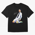 C Ronaldo Wpap Pop Art Oversized T-Shirt Carry the Dream of Global Football Passion for FIFA World Cup 2026, Featuring Messi and Cristiano Ronaldo, England, France and Netherlands, Global Supporter Spirit, Legendary Goals, National Colors and