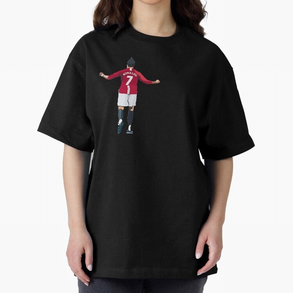 Cristiano Ronaldo CR7 Oversized T-Shirt Feel FIFA World Cup 2026 Group Stage with Cristiano Ronaldo, Haaland and CR7, Brazil Energy, Goal Celebration Energy, Supporter Heritage, Football Icons and Worldwide Tournament Joy; Perfect for People Who
