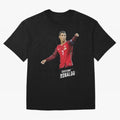 Ronaldo Cristiano Ronaldo Lowpoly Art Oversized T-Shirt Join FIFA World Cup 2026 USA Canada Mexico Highlighting Mbappe, France Energy, Soccer Culture, Superstar Moments, National Team Dreams and Competitive Fire; Built for Supporters Chasing Trophy