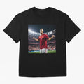 cristiano ronaldo celebrates goal Oversized T-Shirt Represent Fans Who Live for the FIFA World Cup 2026 Journey through Cristiano Ronaldo, Haaland and CR7 Highlights, England, France and Netherlands Pride, Goal Celebration Energy, Supporter
