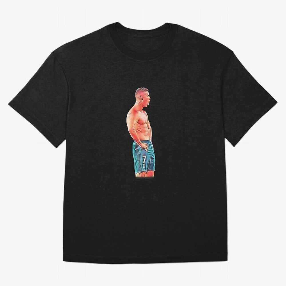 what a celebration by cristiano ronaldo Oversized T-Shirt Follow the Final Road of FIFA World Cup 2026 Highlighting Messi, Argentina, France and Brazil Energy, Sports Nostalgia, International Competition, Famous Players and Unforgettable Victories;