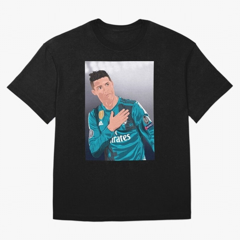 Cristiano Ronaldo Oversized T-Shirt Carry National Pride through FIFA World Cup 2026 Spirit, Inspired by England, Messi, Game Day Rituals, Football Legends, Country Pride and the Road to the Final; Created for Match Day Parties, Soccer Gifts, Fan