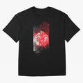 Ronaldo Illustration 003 Oversized T-Shirt Fuel Your Fan Pride for FIFA World Cup 2026 Group Stage for Fans of Neymar, Haaland and Cristiano Ronaldo and Argentina, France and Brazil, Bringing Match Day Excitement, Supporter Culture, Golden Goals