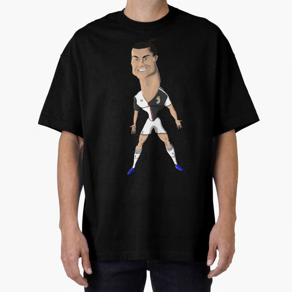 CR7 Oversized T-Shirt Showcase the FIFA World Cup 2026 Group Stage Journey through Messi and Cristiano Ronaldo Highlights, England, France and Netherlands Pride, Classic Soccer Heritage, Championship Pressure, Fan Loyalty and International Pride;