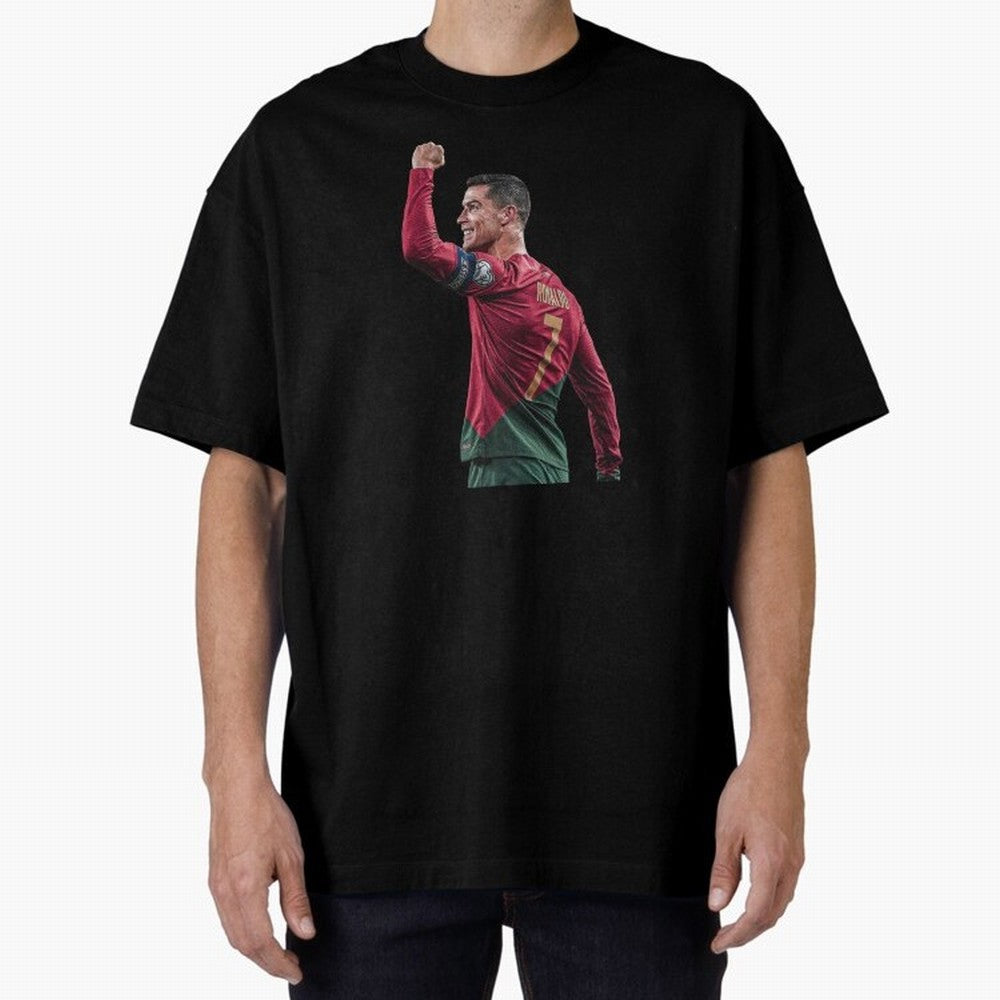 Cristiano Ronaldo Oversized T-Shirt Represent Football Lovers during the FIFA World Cup 2026 Journey through Messi, CR7 and Mbappe Highlights, England and Germany Pride, Global Supporter Spirit, Legendary Goals, National Colors and Tournament