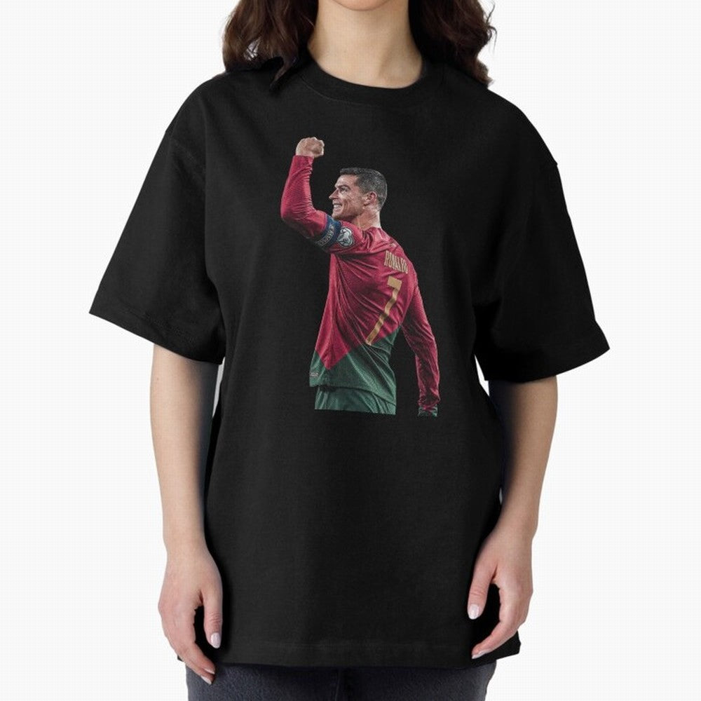 Cristiano Ronaldo Oversized T-Shirt Represent Football Lovers during the FIFA World Cup 2026 Journey through Messi, CR7 and Mbappe Highlights, England and Germany Pride, Global Supporter Spirit, Legendary Goals, National Colors and Tournament
