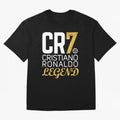 CR7 legend gold Oversized T-Shirt Represent Football Lovers during FIFA World Cup 2026 USA Canada Mexico Spirit, Inspired by Portugal, CR7, Classic Soccer Heritage, Championship Pressure, Fan Loyalty and International Pride; Built for Supporters