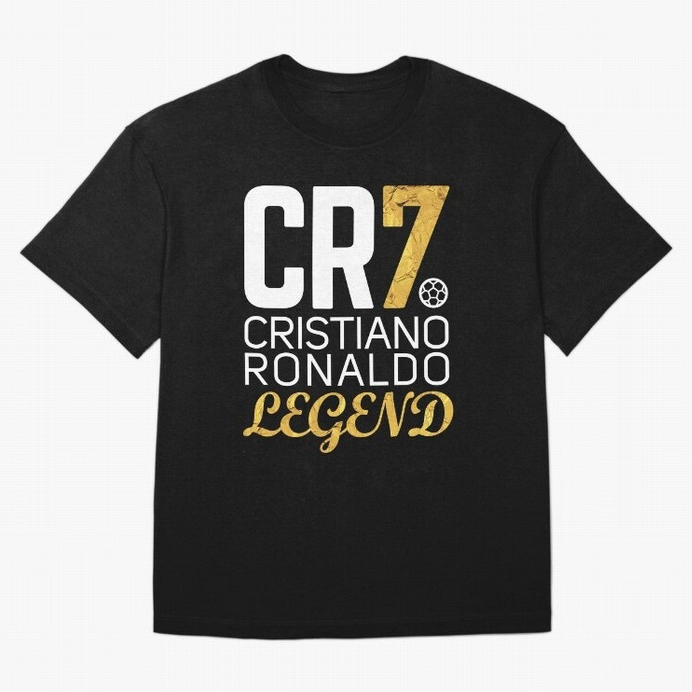 CR7 legend gold Oversized T-Shirt Represent Football Lovers during FIFA World Cup 2026 USA Canada Mexico Spirit, Inspired by Portugal, CR7, Classic Soccer Heritage, Championship Pressure, Fan Loyalty and International Pride; Built for Supporters