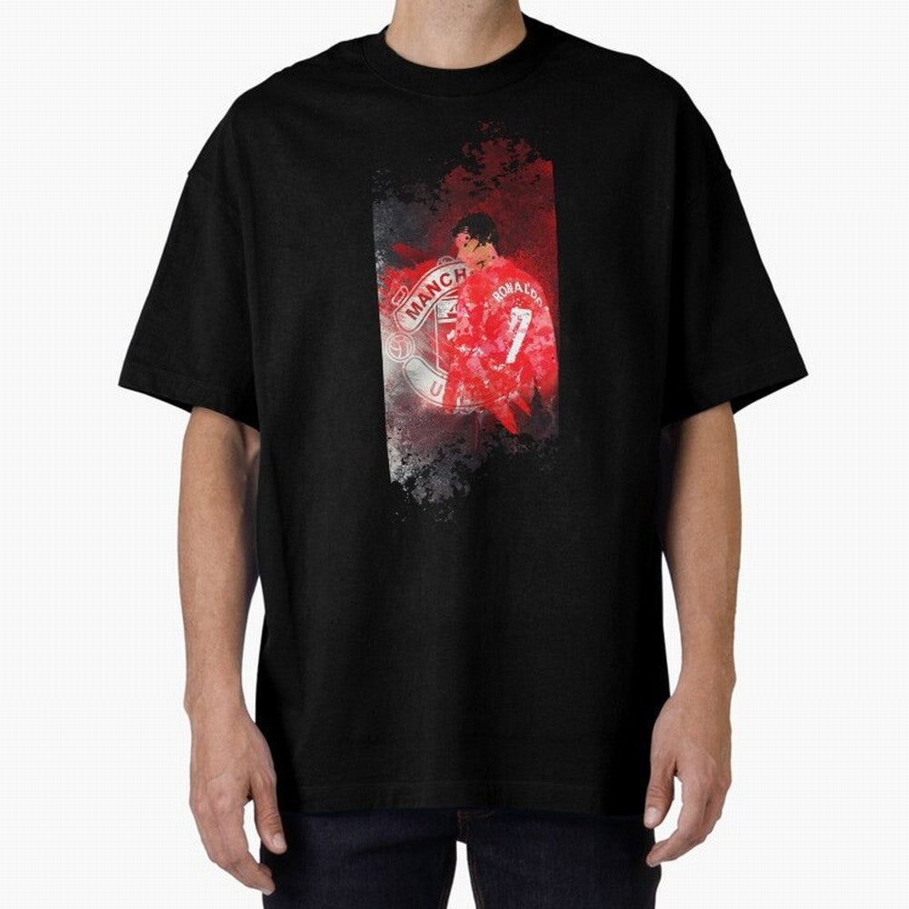 Ronaldo Illustration 002 Oversized T-Shirt Relive the FIFA World Cup 2026 Journey through Neymar Highlights, Netherlands Pride, Game Day Rituals, Football Legends, Country Pride and the Road to the Final; Created for Match Day Parties, Soccer