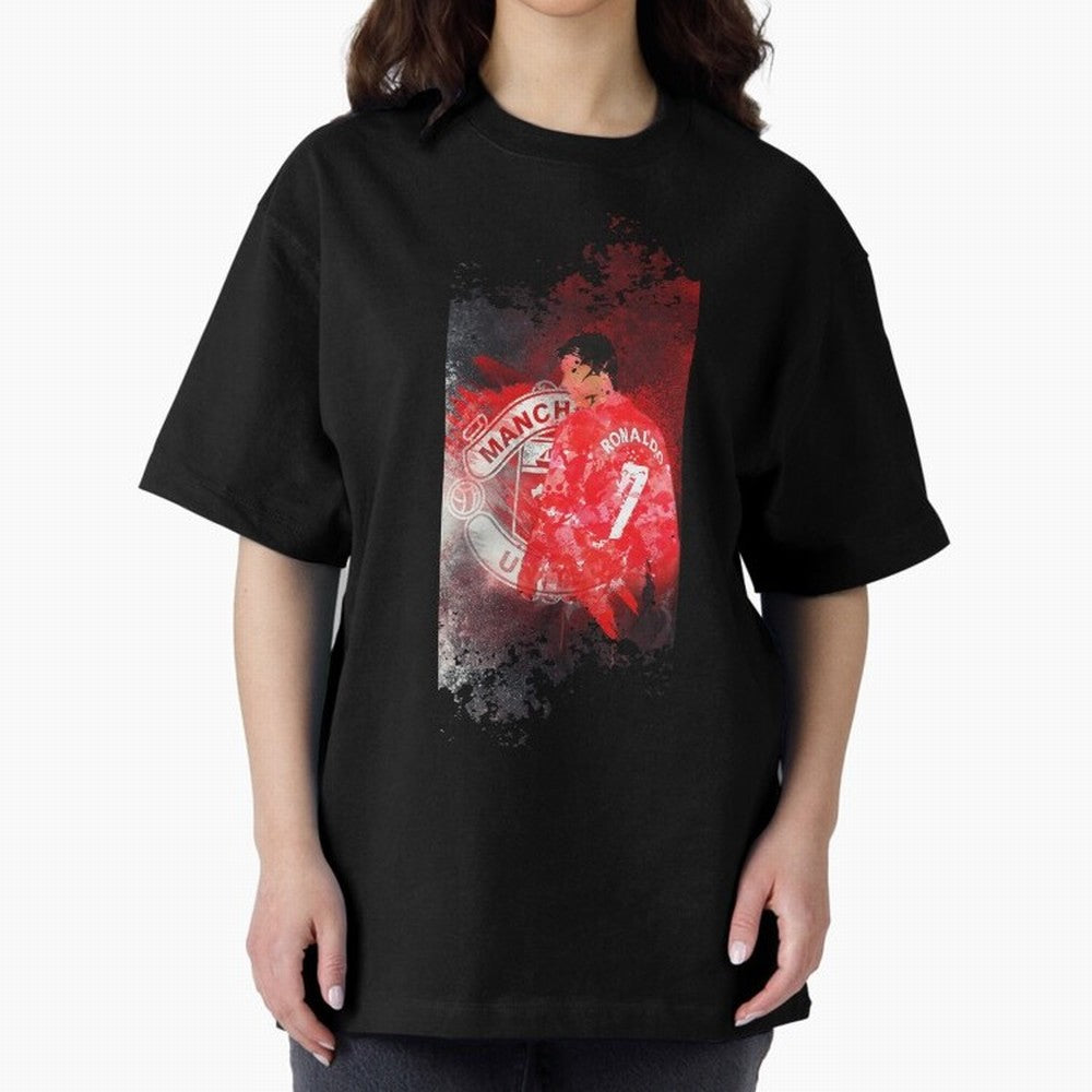 Ronaldo Illustration 002 Oversized T-Shirt Relive the FIFA World Cup 2026 Journey through Neymar Highlights, Netherlands Pride, Game Day Rituals, Football Legends, Country Pride and the Road to the Final; Created for Match Day Parties, Soccer