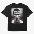 Cristiano Ronaldo Portrait Oversized T-Shirt Make Every Kick Count in FIFA World Cup 2026 for Fans of Haaland and Mbappe and Brazil, Bringing Champion Mindset, Group Stage Buzz, Knockout Tension and Passionate Fan Culture; Created for Match Day