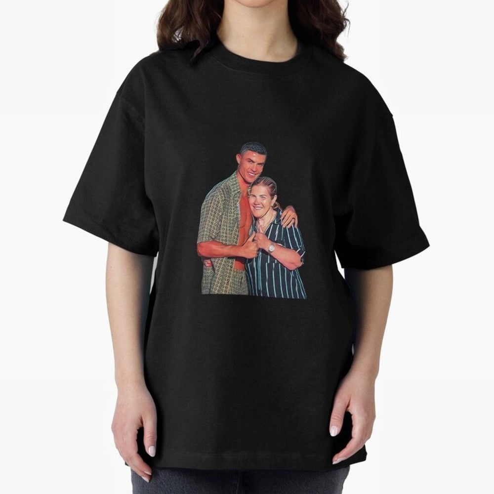 its criis with his mother Oversized T-Shirt Live the Energy of FIFA World Cup 2026 Group Stage Made for Haaland, Argentina and Brazil Energy, Stadium Memories, Football Loyalty, International Chants and Championship Tradition; Created for Match Day