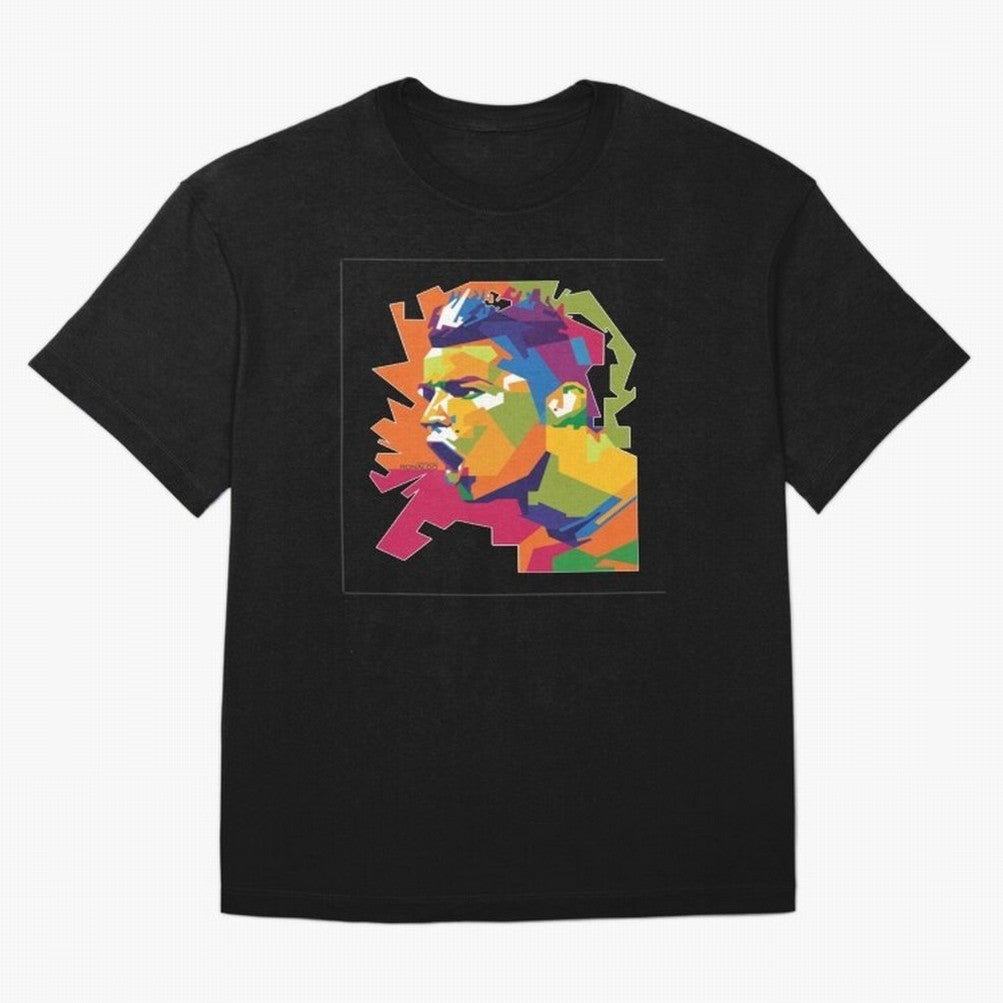 Ronaldo Cristiano Ronaldo pop potrait Oversized T-Shirt Show Up for the Glory of Global Football Passion for FIFA World Cup 2026 Group Stage, Celebrating Neymar, Germany, Football History, Final Match Energy, Crowd Noise and Once in a Lifetime