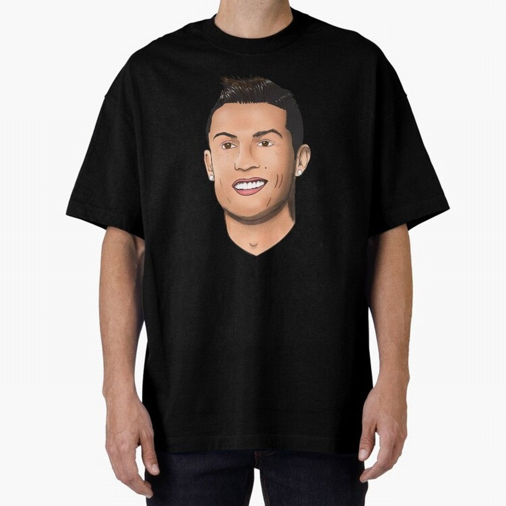 Cristiano Ronaldo Oversized T-Shirt Elevate FIFA World Cup 2026 for Fans of Haaland and Portugal, Bringing Retro Football Energy, Iconic Rivalries, Trophy Chase Drama and Stadium Atmosphere; Built for Supporters Chasing Trophy Dreams, Final Match