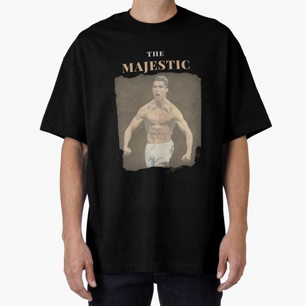 Siuuu CR7 Cristiano Ronaldo Oversized T-Shirt Experience the Global Stage of FIFA World Cup 2026 Group Stage Spirit, Featuring Germany, Mbappe and Neymar, Champion Mindset, Group Stage Buzz, Knockout Tension and Passionate Fan Culture; Great for