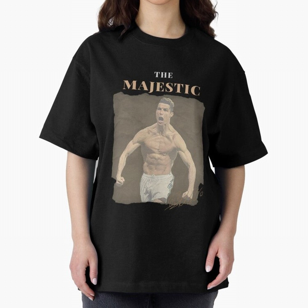 Siuuu CR7 Cristiano Ronaldo Oversized T-Shirt Experience the Global Stage of FIFA World Cup 2026 Group Stage Spirit, Featuring Germany, Mbappe and Neymar, Champion Mindset, Group Stage Buzz, Knockout Tension and Passionate Fan Culture; Great for