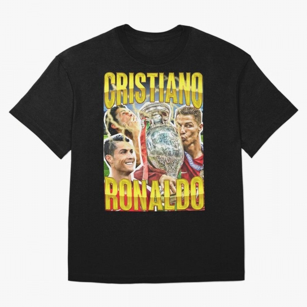 Cristiano Ronaldo CR7 SIUUU El Bicho Vintage Retro Design Oversized T-Shirt Show Passion for the Stars of Global Football Passion for FIFA World Cup 2026, Capturing Messi, Argentina and Brazil, Game Day Rituals, Football Legends, Country Pride and