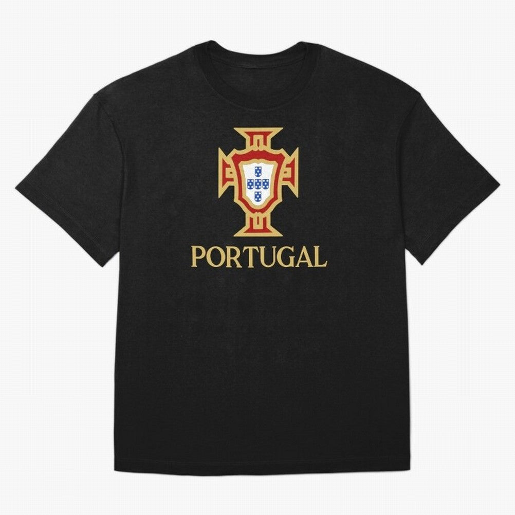 Portugal Gold Alt 3 Oversized T-Shirt Live the Energy of Global Football Passion for FIFA World Cup 2026 USA Canada Mexico, Filled with Mbappe and Neymar, Spain, Tournament Hype, Historic Matchups, Family Viewing Parties and Global Sports Pride;