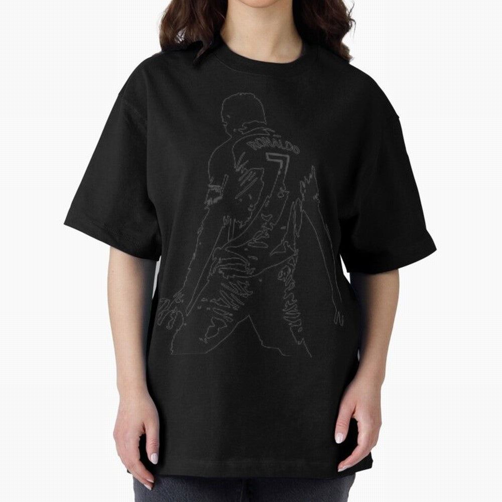 cristiano ronaldo Oversized T-Shirt Keep Football History Alive during Match Day Hype around FIFA World Cup 2026 Group Stage, Messi, Neymar and Mbappe, Germany, Football Passion, Legendary Performances, Festival Vibes and Supporter Community; Great