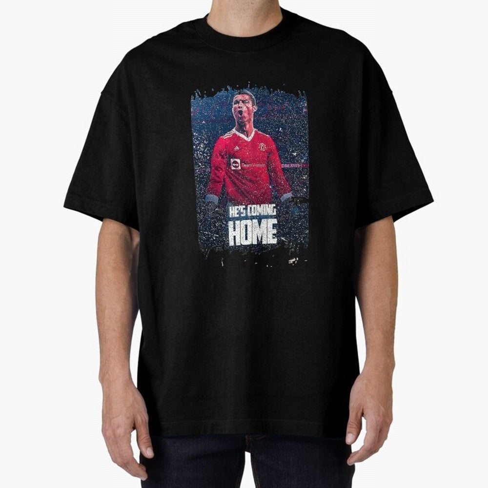 Cristiano Ronaldo Cristiano Ronaldoo Oversized T-Shirt Feel the Trophy Chase of the FIFA World Cup 2026 Journey through Messi Highlights, Brazil Pride, Football Festival Excitement, Trophy Ambitions, Country Rivalries and Star Player Buzz; Ideal