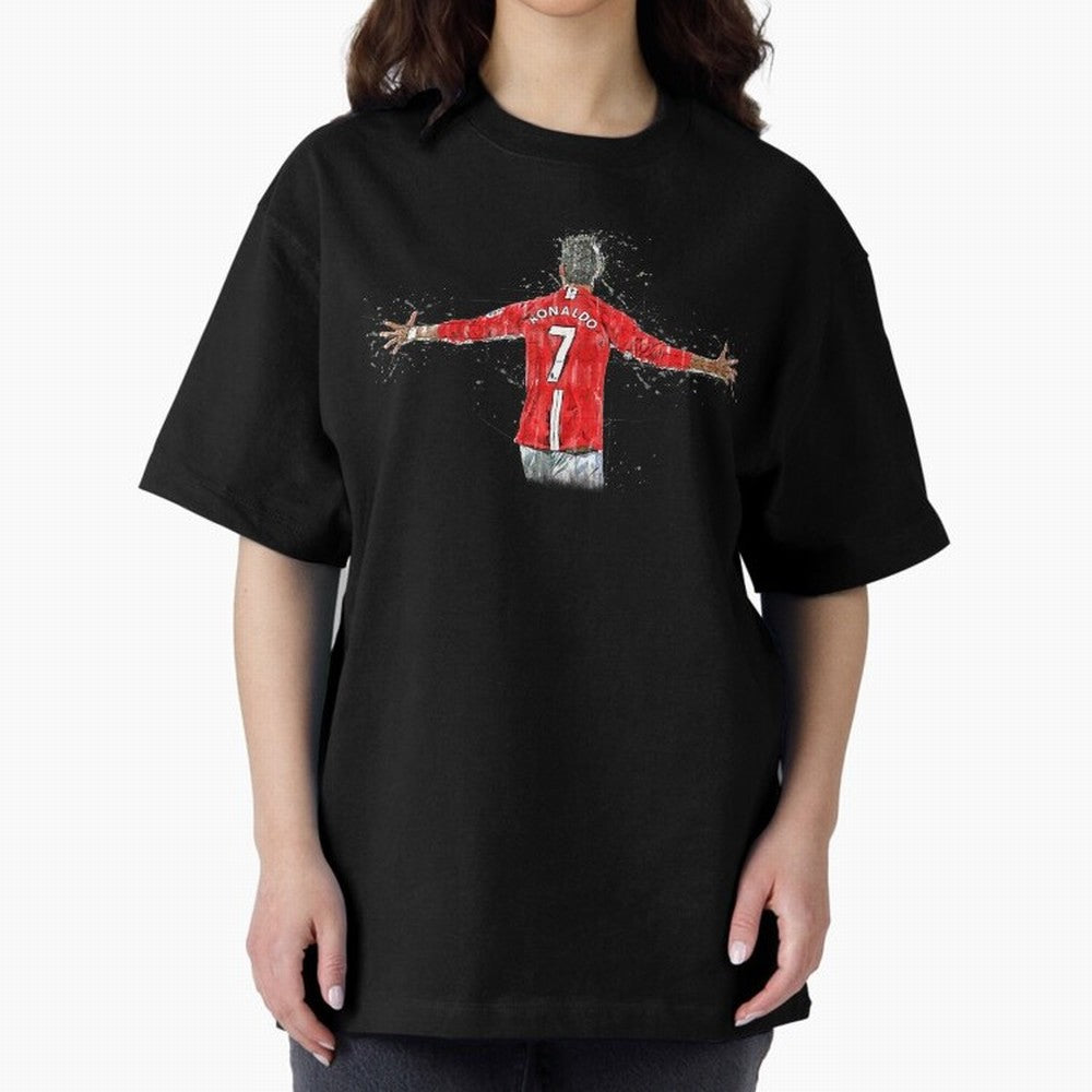 Cristiano Ronaldo 8 Oversized T-Shirt Bring a Vintage Feel to the FIFA World Cup 2026 Journey through Cristiano Ronaldo Highlights, Spain Pride, Stadium Memories, Football Loyalty, International Chants and Championship Tradition; Great for Watch